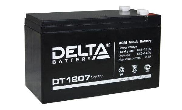 Аккумулятор Delta DT 1207 12V 7Ah