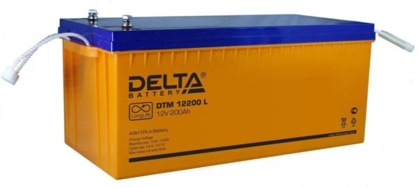 Delta DTM 12200 L — аккумулятор
