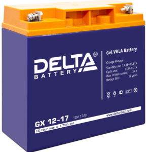 Delta GX 12-17 (12V / 17Ah), Аккумуляторная батарея