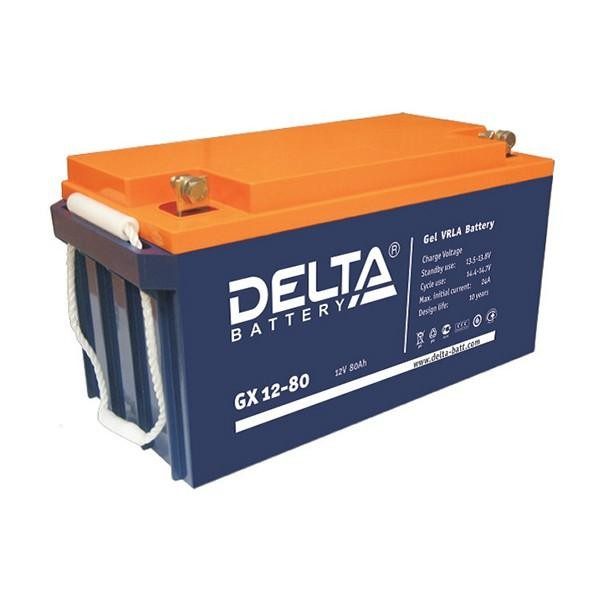 Delta GX 12-80 (12V / 80Ah), Аккумуляторная батарея