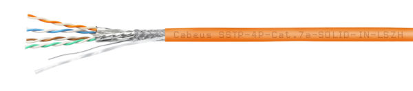 Кабель экранированная витая пара SSTP (S/FTP), категория 7a Cabeus SSTP-4P-Cat.7a-SOLID-IN-LSZH