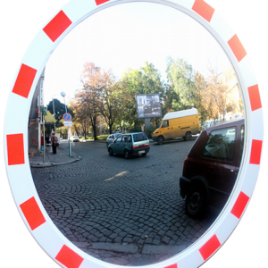 MEGAPLAST Klando Сферическое зеркало дорожное со световозвращающей окантовкой D=1200 мм