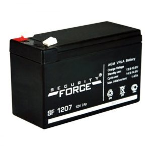 Security Force SF 1207 (12V / 7.0Ah), Аккумуляторная батарея