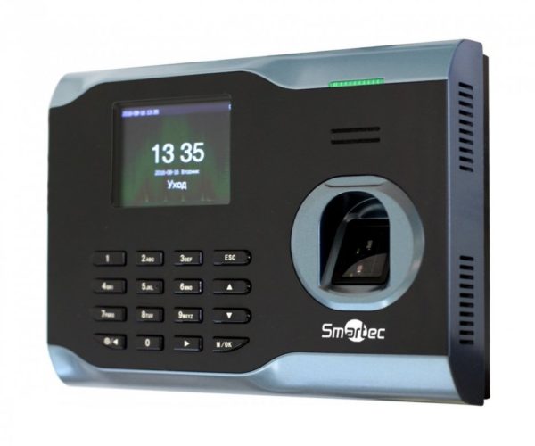Биометрический терминал учета рабочего времени Smartec ST-FT161EM сетевой терминал учета рабочего времени