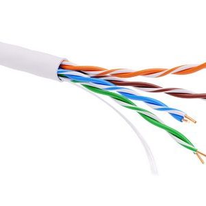 Информационный кабель неэкранированный U/UTP 4х2 CAT5E, LSZH, белый