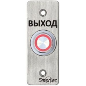 Кнопка металлическая, врезная, пьезоэлектрическая, подсветка, IP68, НЗ/НР Smartec ST-EX033L кнопка
