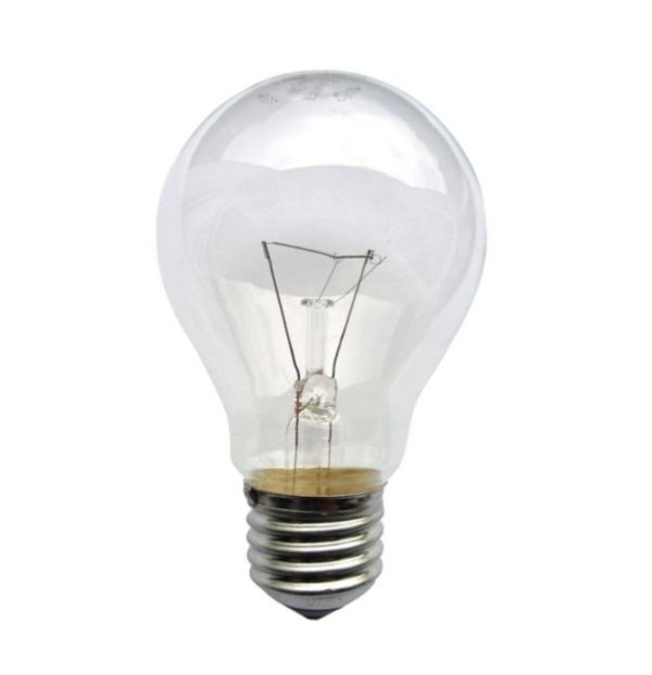 Лампа "груша" Е27 накаливания прозрачная 25Вт 230В ЛИСМА