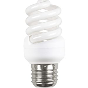 Лампа люминесцентная энергосберегающая Е14 15Вт "миниспираль" тепло-белый ИЭК