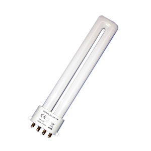 Лампа люминесцентная КОМПАКТ. 4-штыревая 2G7 "U" 9Вт тепло-белый OSRAM