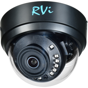 RVi-1ACD200 (2.8 мм) black 2 мп уличная купольная мультиформатная видеокамера с ик подсветкой до 20м