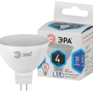 522921 Лампа ЭРА LED smd MR16-4W-840- GU5.3