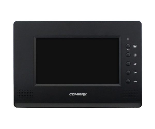 Commax CDV-71AM/VZ CDV-71AM/Vizit черный 7" цветной CVBS видеодомофон