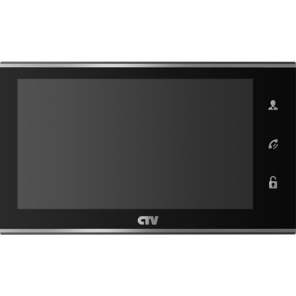 CTV-M4705AHD черный 7" цветной AHD, CVBS, CVI, TVI видеодомофон
