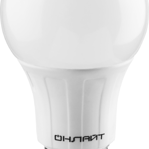 Лампа "груша" Е27 светодиод. (LED) 10Вт холод-белый 230В ОНЛАЙТ