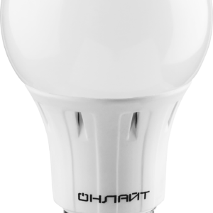 Лампа "груша" Е27 светодиод. (LED) 7Вт холод-белый 230В ОНЛАЙТ