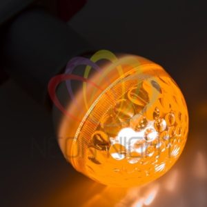 Лампа строб E27, D50mm, оранжевая NEON-NIGHT