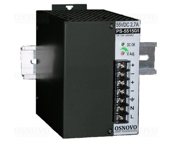 OSNOVO PS-55150/I блок питания 55 В, выходной ток 2.7А на DIN-рейку