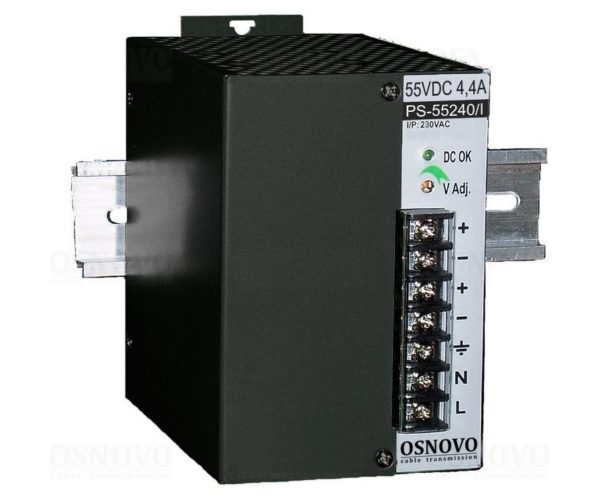 OSNOVO PS-55240/I блок питания 55 В, выходной ток 4.4А на DIN-рейку