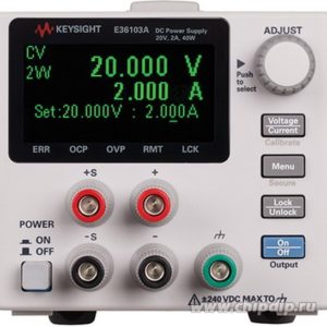 E36103A, Источник питания постоянного тока 40 Вт, 20 В, 2 А