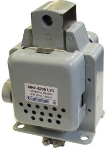 МИС-6200 ЕУ3, 220В, толкающее исполнение, ПВ 100%, IP20, с жесткими выводами, электромагнит (ЭТ)