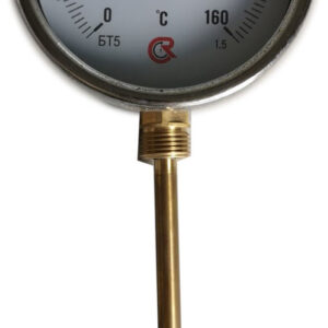 Термометр биметаллический БТ-52.211 (0+160), 150мм, G1/2,1.5, радиальный, показывающий