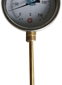 Термометр биметаллический БТ-52.211 (0+250) 150мм, G1/2, 1.5, радиальный, показывающий