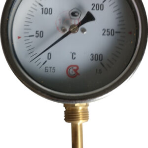 Термометр биметаллический БТ-52.211 (0+300) 64мм, G1/2, 1.5, радиальный, показывающий