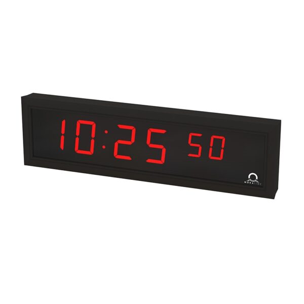 Цифровые часы односторонние 6 разрядов DC.57.6.R.N.N.SILVER