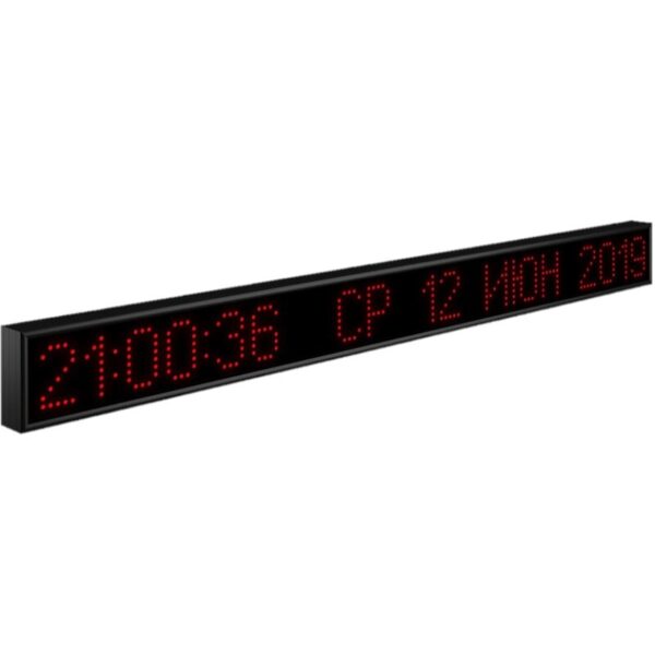 Вторичные электронные часы-календарь Импульс-412K-S12x128-ETN-NTP