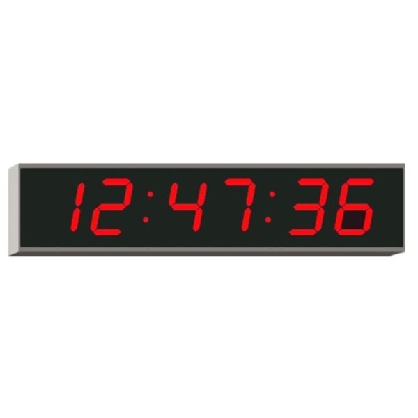 Цифровые часы односторонние 6 разрядов DC.100x.6.R.N