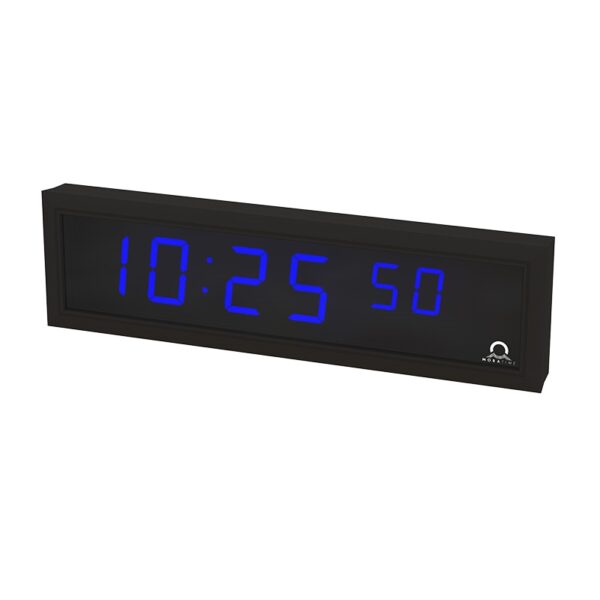 Цифровые часы односторонние 6 разрядов DC.100.6.B.N.N.SILVER